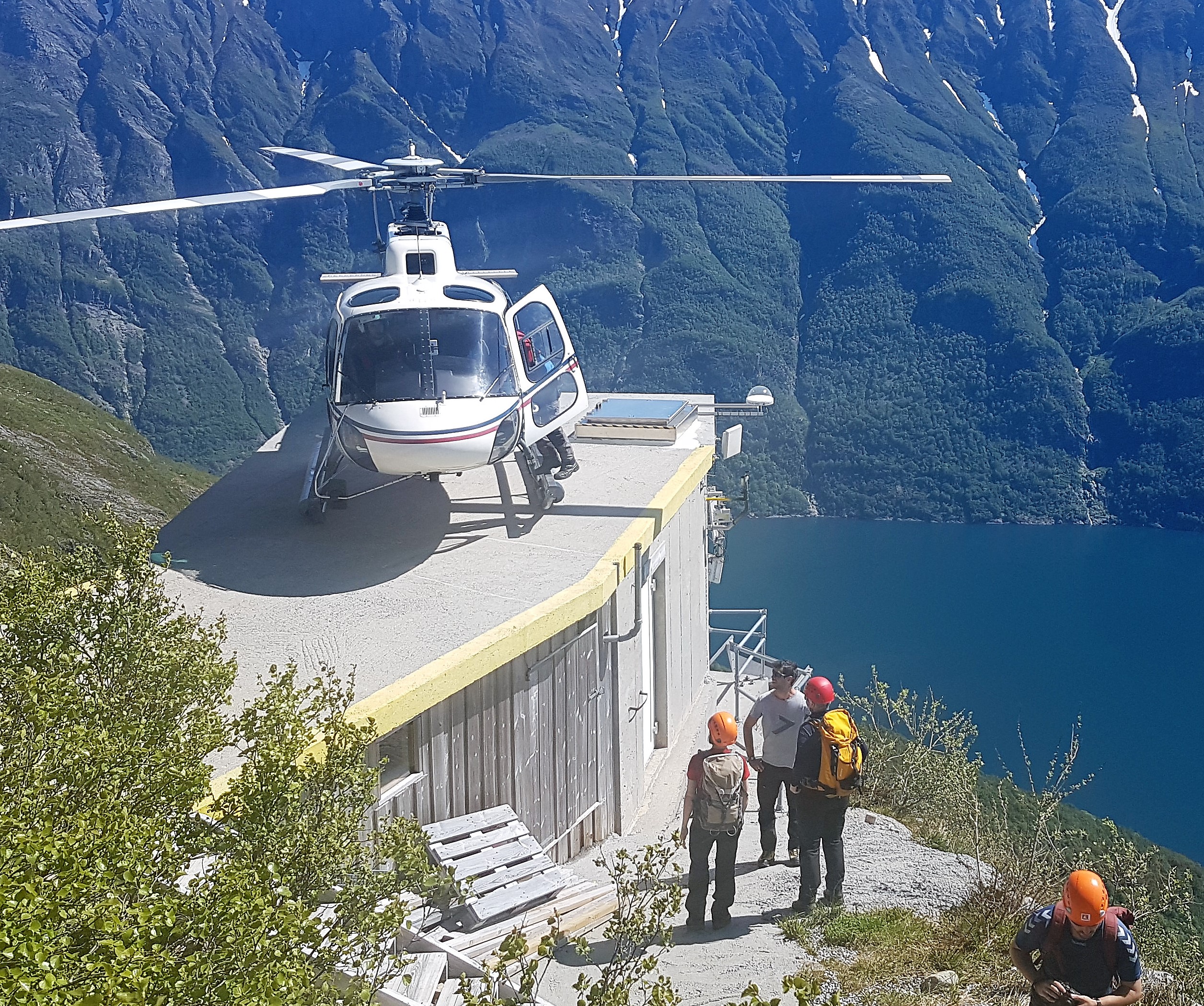 Overvåkingstasjonen Fjellvåken. Foto: NVE