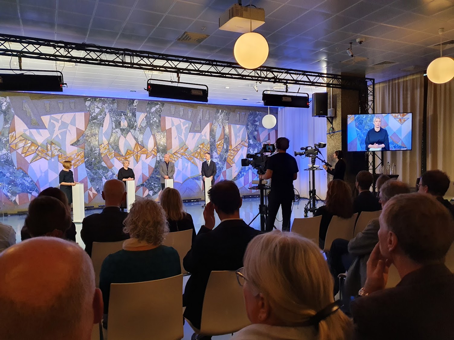 NVE sitt hovedkontor i Oslo ble brukt i sparekampanjen Krafttak i 2003.