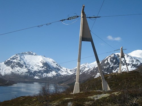 Betongmaster ved Våtvoll