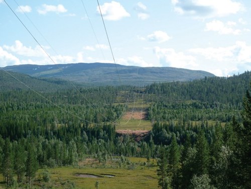 Traseen gjennom karakteristisk nordtrøndersk landskap